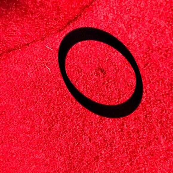 Vintage Geiger Collections Wool Cardigan Jacket Red Embroidered Pockets Size 10 - Picture 9 of 9